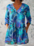 Lilia | V-Neck Blouse