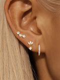 Monique – Boucles d’oreilles dorées