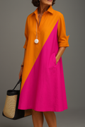 Isabella | Geometric Midi Dress