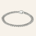 Émilie - Bracelet cubain en moissanite